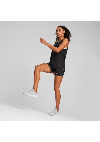 Run Favorite Kadın Siyah Koşu Şortu.01