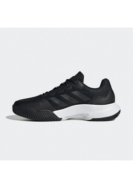 Gamecourt 2.0 Erkek Siyah Tenis Ayakkabısı.-