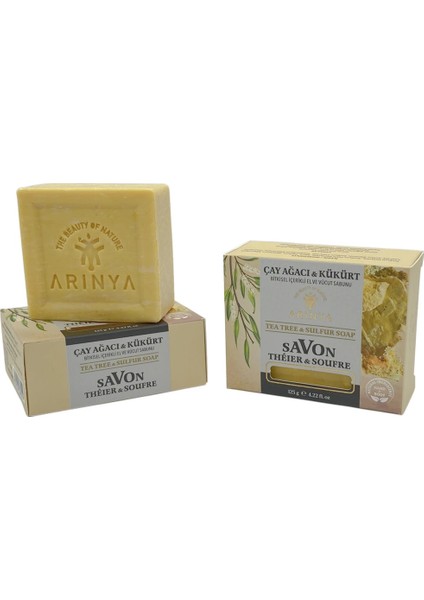 Çay Ağacı Kükürt Özlü Vücut ve Yüz Sabunu 125 gr modelleri