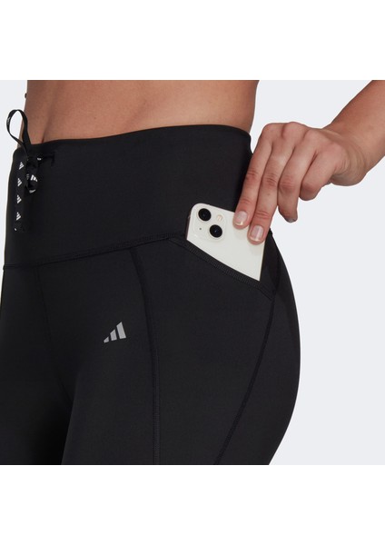 Running Essentials 7/8 Kadın Siyah Koşu Taytı.- fırsatları