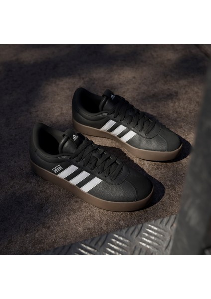 vl court 3.0 kadın siyah günlük sneaker.- indirimleri