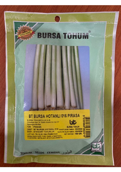 Bursa Hotanlı Pırasa Tohumu 100GR