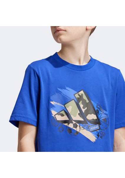 traın çocuk mavi günlük t-shirt.- modelleri