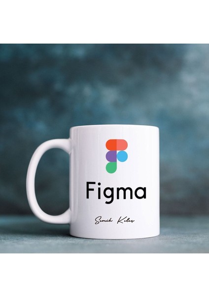 Web Tasarımcıya Hediye / Figma Tasarımlı Isme Özel Kupa