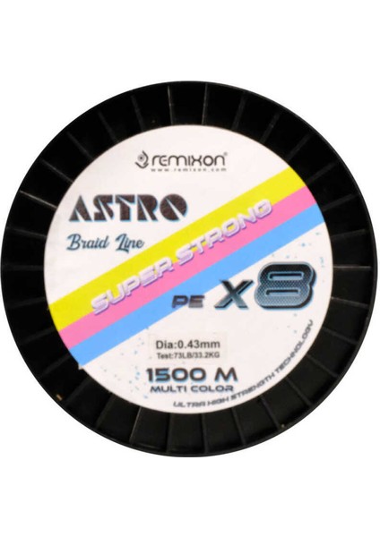Astro 8x 0.35MM 1500M M.color Ip Misina STANDART-0.43MM