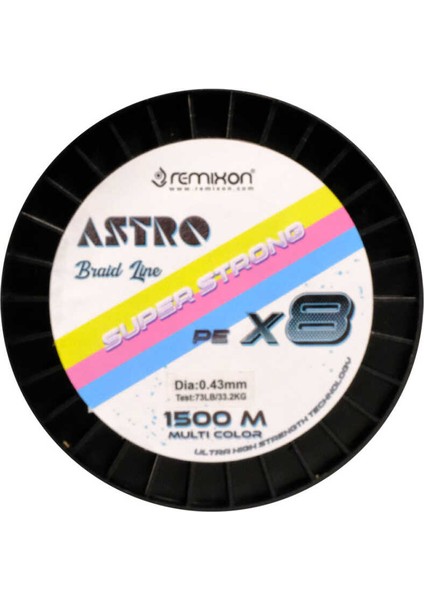 Astro 8x 0.35MM 1500M M.color Ip Misina STANDART-0.43MM