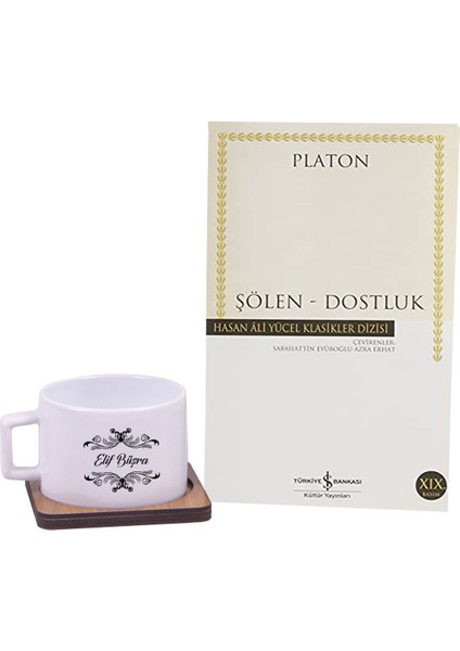 Şölen-Dostluk Kitap - Kahve Fincanı Hediye Seti / Doğum Günü Hediyesi / Seti