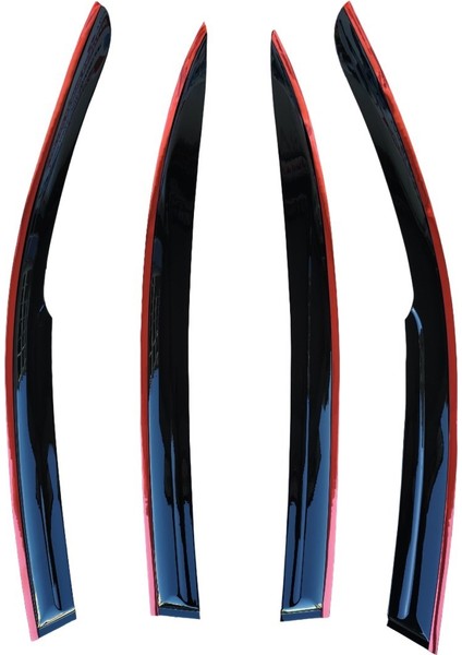 Volkswagen Jetta Düz Kırmızı Kromlu Cam Rüzgarlığı 2011-2018 Arası fırsatları