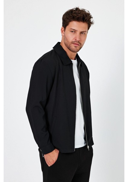 Gömlek Yaka Fermuarlı Mont (E24-00201) modelleri