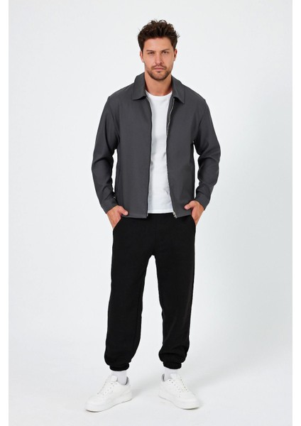 Gömlek Yaka Fermuarlı Mont (E24-00201) fiyatları