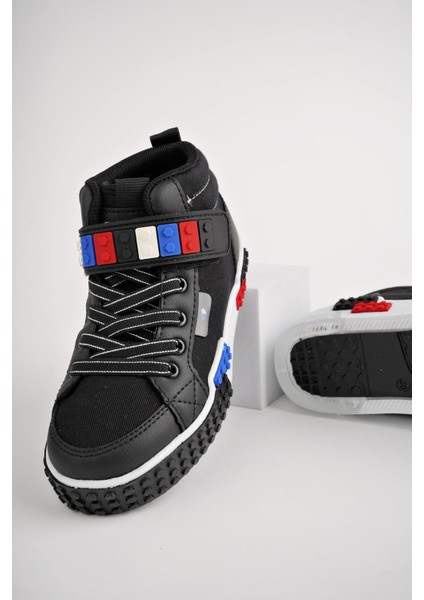 KUKULİ Garantili Legolu Bağcıklı ve Cırtlı Ortopedik Çocuk Sneaker Spor Ayakkabı modelleri