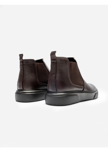 Hakiki Deri Kahverengi Ultra Rahat ve Hafif Chelsea Erkek Bot LUASS25AL0026 indirimleri