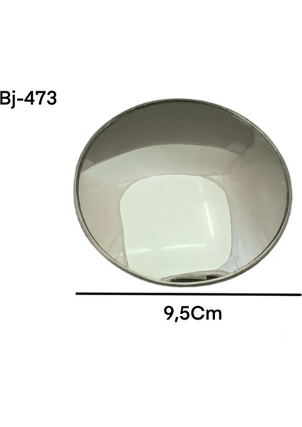 1 Adet Büyük Boy Kör Nokta Aynasi Minibus/kamyonet/kamyon 9,5 cm Aliminyum Kasalı Aynası Cam