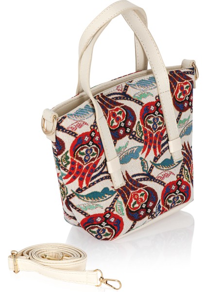 Etnik Desenli Askılı Kadın El Omuz Çanta Mottif Istanbul Otantik Goblen 1002 fiyatları