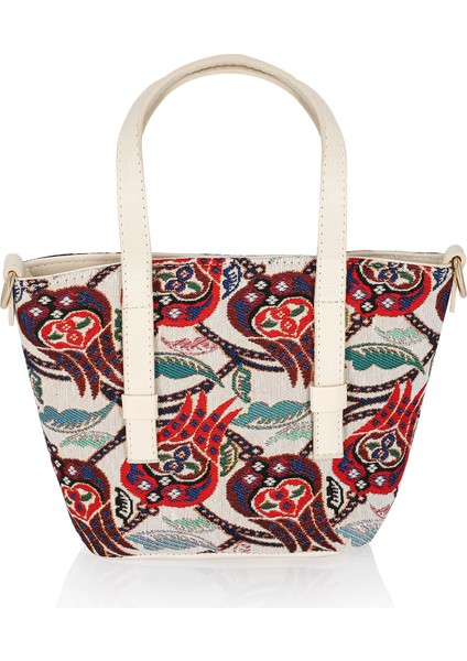 Etnik Desenli Askılı Kadın El Omuz Çanta Mottif Istanbul Otantik Goblen 1002 modelleri