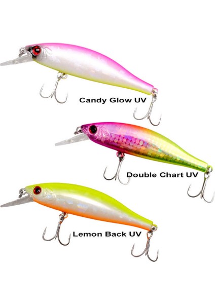 Slalom Sinking 8cm 11GR Maket Yem Pearl Chart Uv-Standart