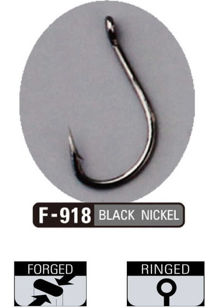 F-918 Bl Nickel Izu Ringed Standart-3/0