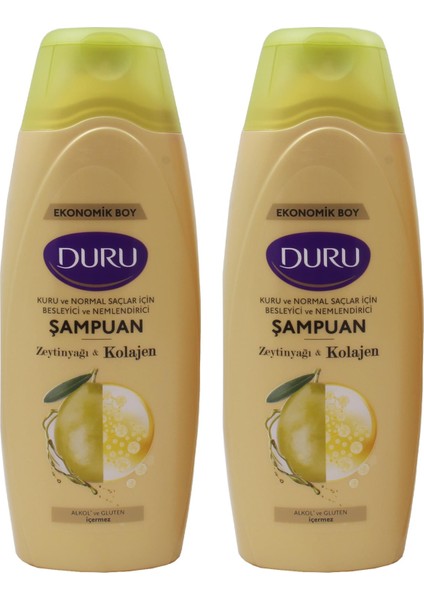 Zeytinyağı & Kolajen Şampuan Seti 2 x 700 ml