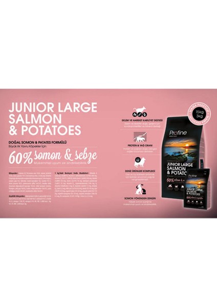 3 kg Junior Large Somon Etli Yetişkin Köpek Maması modelleri