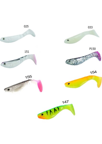 CH2RM 5,5cm Parçalı Silikon Yem (10 Adet) 165-STANDART
