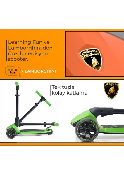 Lisanslı L3 Kolay Katlanabilir Işıklı Orta Gövde ve Işıklı Tekerlekli Çocuk Scooter Pembe fırsatları