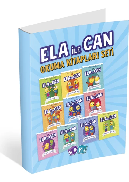 Ela ile Can İlk Okuma Seti (10 Kitap Takım)