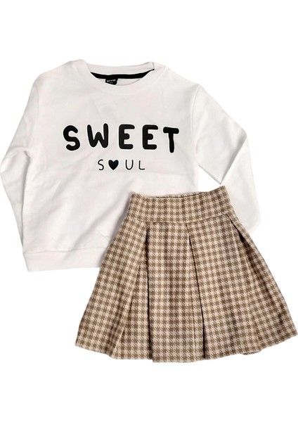 3-10 Yaş Kız Çocuk Etekli Sweet Takım - Sweet Soul