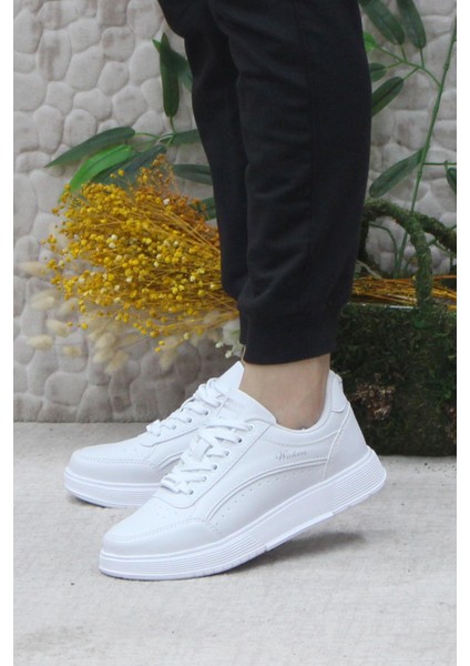 Wks 2765 Beyaz Hafif Rahat Sneaker Kadın Spor Ayakkabı modelleri
