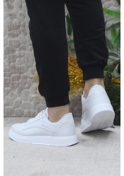 Wks 2765 Beyaz Hafif Rahat Sneaker Kadın Spor Ayakkabı fırsatları
