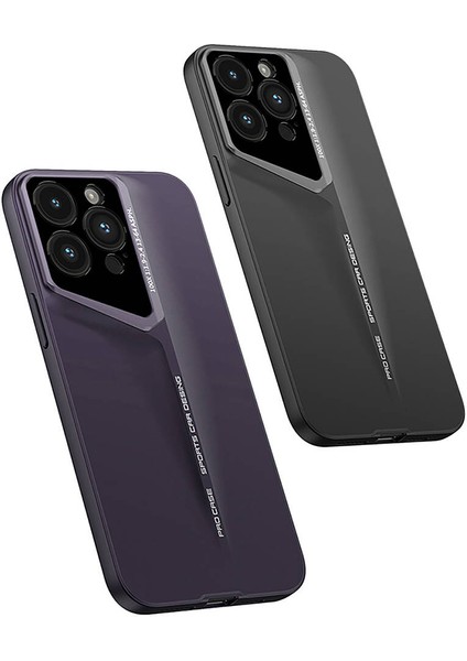 NSM Tech Apple iPhone 14 Pro Max Kılıf Ultra Ince Kamera Korumalı Sert Rubber Zore Procase Kapak-Siyah