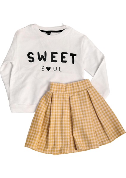 3-10 Yaş Kız Çocuk Etekli Sweet Takım - Sweet Soul