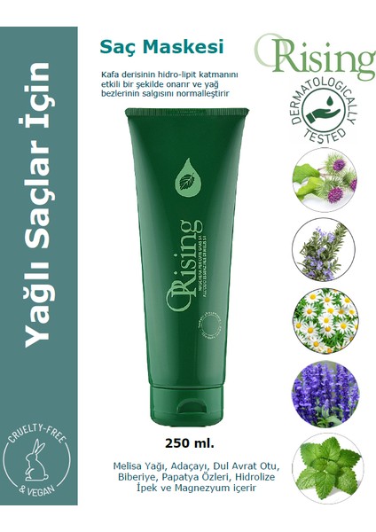 Sebo - Maschera Hair Pack For Oily Scalp With Balm-Mint - Yağlı Saçlar Için Saç Maskesi, 250 Ml.