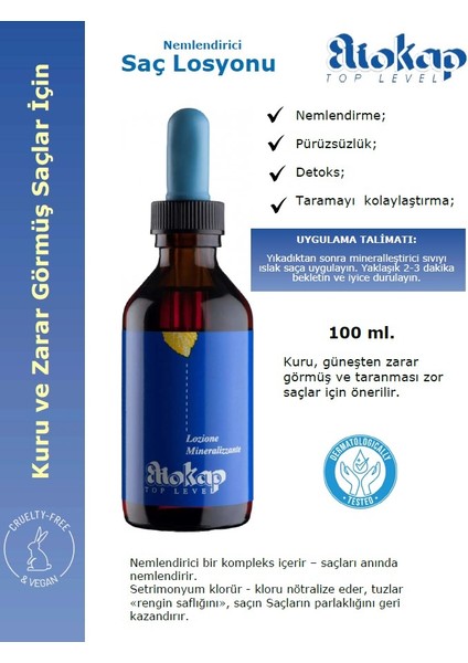 Mıneralızzante - Kuru Saçlar Için Nemlendirici Saç Losyonu, 100 Ml.