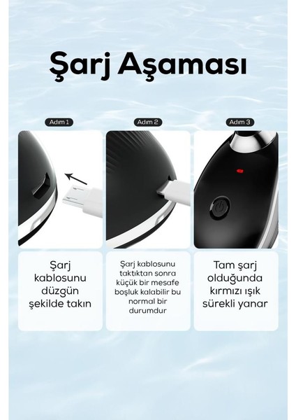 Yüz ve Boyun Cilt Bakım Cihazı – Ems LED Teknolojisi ile ve Sıkılaştırıcı Siyah indirimleri