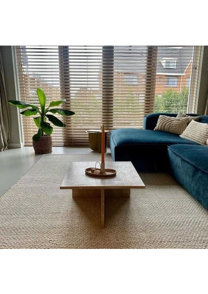 White Traverten Blok Orta Sehpa fiyatları