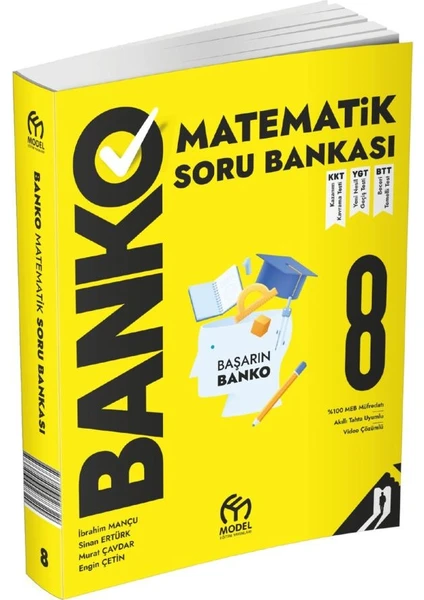 Model Yayınları 8. Sınıf Matematik Banko Soru Bankası