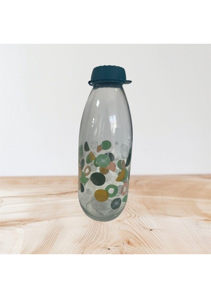 2'li 1000 ml Desenli Su Şişesi