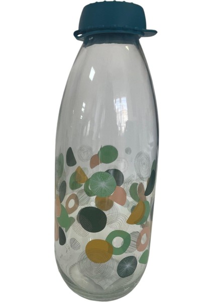 2'li 1000 ml Desenli Su Şişesi
