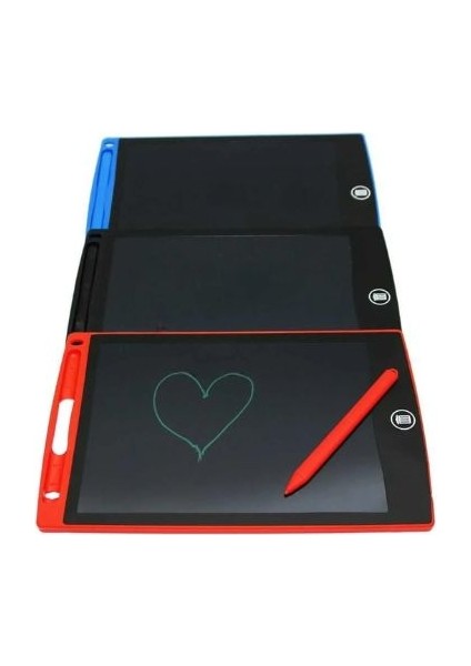 Pilli & Dijital & 8.5" LCD Writing Tablet Yazı Tahtası & Çizim Tableti