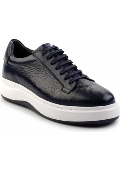 Lacivert Floter Deri Erkek Sneaker E01310117640 modelleri