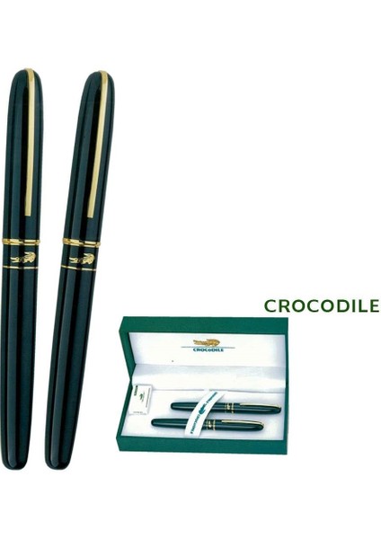 Kalem Altın Klips PEKLM0055 Dolma Kalem ve Roller Kalem Seti