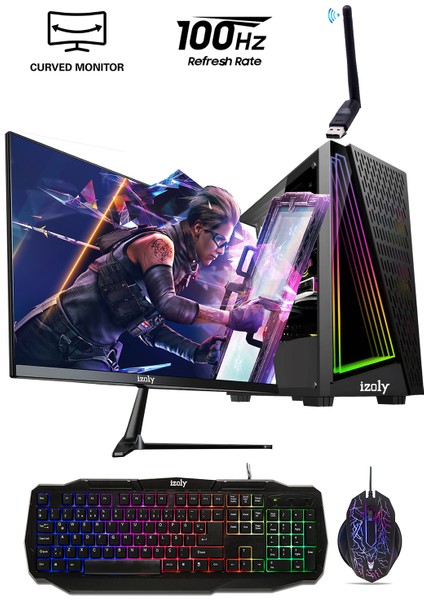 Jet x I5-4570 16GB 256GB SSD 1660S 24'' Oyuncu Masaüstü Bilgisayarı