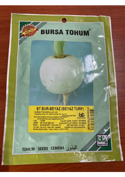 Bur-Beyaz Turp Tohumu 10GR