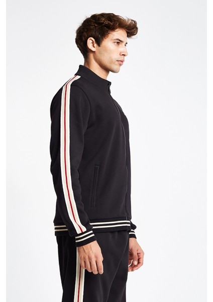 Erkek Fermuarlı Sweatshirt 24N-1119