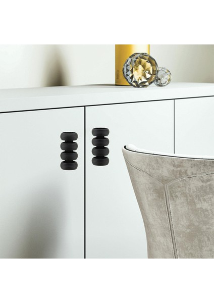 Mobilya Çekmece Mutfak Dolap Dolabı Kapak Kulpu Kulpları Kulbu Mat Siyah Sert Plastik Kulp modelleri