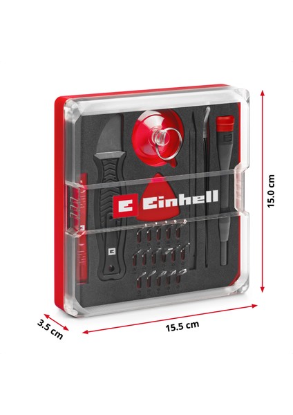 28 Parçalı hassas ve elektronikçi tamir seti (hassas uçlar, tornavida uç tutucu, eğimli cımbız, plastik açma aparatı, levye, açma aleti, açma kazıyıcı, plastik vantuz)