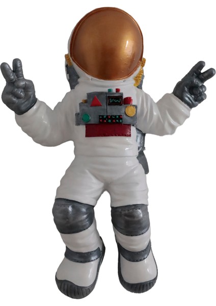 "renkli Akrilik Boyama ile Polyester Astronot Dekorasyon Parçası- Dekoratif Uzay Temalı Biblo" modelleri