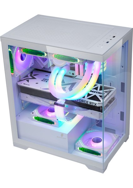 Xsr818 Ryzen 5 5600 16GB Ram 512GB M.2 NVMe SSD 12GB RTX4070 SUPER 24"Curved 180Hz Sıvı Soğutma Oyuncu Bilgisayarı modelleri