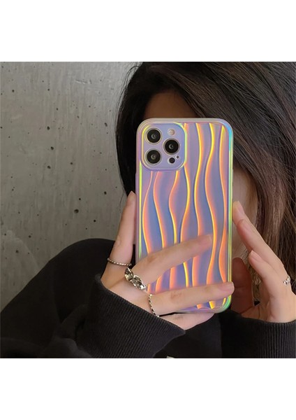 Apple iPhone 14 Pro Max Uyumlu Kılıf Zebana Line Art Silikon Kılıf Gri