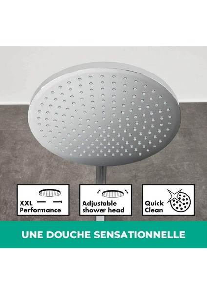 Crometta S Duş Kolonu 240 1 Jet, Ecosmart, 9 Lt/dk, Reno - HNG27270000 modelleri